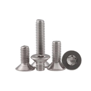 M1.4 M1.6 M2 M3 M4 M6 M8 thép không gỉ 304 phẳng chìm đầu Torx chống trộm vít - Product Image 4