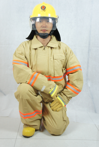 Tissu ignifuge en aramide traje, anti-incendie, matériau et couleur personnalisée, vêtements de costume de lutte contre l'incendie, EN469 - Product Image 5