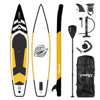 Planche de surf Longboard nouveauté planche à pagaie gonflable Sup planche de surf planche Isup pour la pêche tapis de Yoga flottant