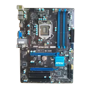 Carte mère MSI/B75A-G41 1155 pin, chipset B75, carte graphique intégrée, SATA3, USB3.0, entièrement SSD, H61 - Product Image 1