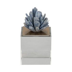 Cubo di cristallo, statuetta decorativa, scultura per la casa, l'ufficio, il soggiorno, da esporre su scaffale. - Product Image 1
