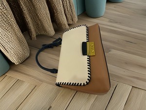 Sac à Main pour Femme RUIST de Haute Qualité en Cuir PU Original, Pochette Ouverte, Deux Bandoulières, Broderies, Décorations Chaînes, Durable et Portable - Product Image 4