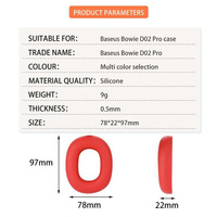 Coussinets de remplacement pour Baseus Bowie H1i/Bowie D02 Pro Coussinets de protection en silicone pour casque d'écoute