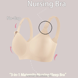 Reggiseni da <span class=keywords><strong>Allattamento</strong></span> Personalizzati per Donne in Gravidanza, Senza Ferretto, Copertura Completa, Senza Cuciture, Imbottiti, Regolabili e Traspiranti - Product Image 5