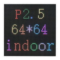 El mejor precio P2.5mm Módulo de matriz LED a todo color 160*160mm Panel de pantalla LED de alta calidad para interiores para varias aplicaciones LED