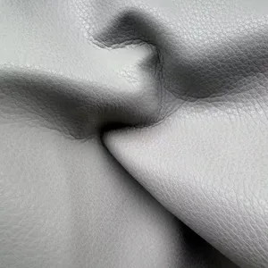 Novo processo de couro artificial de 1.6 mm de espessura, couro de sofá sem solvente, grão de lichia de superfície e processamento de superfície brilhante