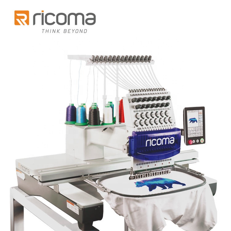 RICOMA MT-8S Embroidery Machine - High-Accuracy & Versatility