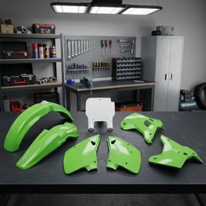 Kit Plastiche OEM per KX 250 1992-1992 Ricambi Moto Stile Motocross Materiale in Lega di Alluminio e Lega di Carbonio Marca Air XFUN - Product Image 2