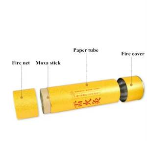 หลอดรมยาขนาดใหญ่4ซม. แบบใช้มือถือ, หลอด Artemisia สมุนไพรบริสุทธิ์อุปกรณ์ moxibustione ดับง่าย - Product Image 6
