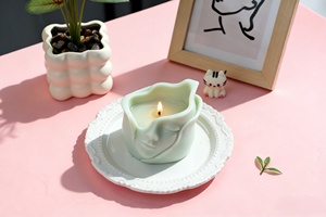 Collection de moules à bougies en silicone 3D sculpturale en gros : Fée, Déesse, Tulipe, Cactus et Relief Facial pour kits de fabrication de bougies <span class=keywords><strong>DIY</strong></span> - Product Image 5