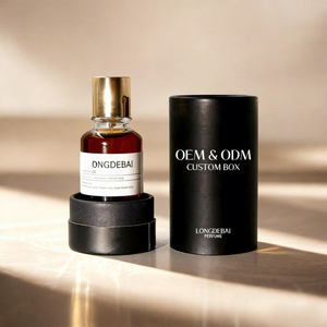 Factory Wholesale OEM Clear Glass Perfume <b>Bottles</b> 30ml 50ml Cylinder Eco-friendly Recyclable with Screen Printing Box Packaging - Product Image 1