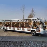 Bus Touristique Électrique DZY 4-14 Places à Recharge Solaire. Véhicule Personnalisable pour Tours et Navette d'Aéroport.