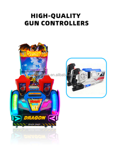 Machine de jeu de tir à monnayeur Leon Dragon Knight pour 2 joueurs, en plastique, en anglais, garantie 1 an - Product Image 2