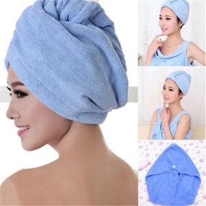 Serviette en <span class=keywords><strong>microfibre</strong></span> pour cheveux avec logo personnalisé, pour femmes, spa, beauté, maquillage, turban pour cheveux <span class=keywords><strong>anti</strong></span>-frisottis, séchage rapide, pour tous les styles de cheveux - Product Image 2