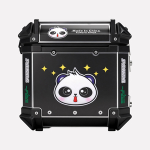 Coffre de moto en alliage d'aluminium étanche et renforcé Italika 45L pour véhicules électriques, boîte arrière personnalisable - Product Image 2