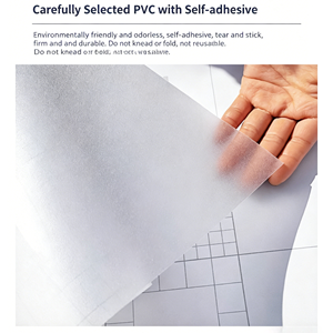 Pellicola in PVC Autoadesiva Satinata, <span class=keywords><strong>Film</strong></span> per Finestre Diffusore di Luce e Privacy per Uffici, Bagni, Appartamenti, Palestre - Product Image 2
