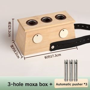 Многофункциональный бамбуковый моксибустонный бокс на 1/2/3/4/6 отверстий с автоматической подачей мокси-стиков - Product Image 4