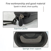 Étui de rangement pour lunettes de soleil VR en EVA personnalisé de haute qualité, étanche, antichoc, avec fermeture à glissière, étui spécial