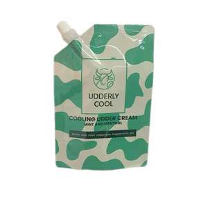 Bolsa de pie de grado alimenticio a prueba de fugas con impresión personalizada para uso de bebidas cosméticas líquidas - Product Image 1