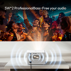 BYINTEK <span class=keywords><strong>Plato</strong></span> T5 Max GTV Proyector de cine en casa a prueba de polvo Pantalla grande Proyector portátil 1000 ANSI Lumen 1080P LCD 4K Proyectores - Product Image 3