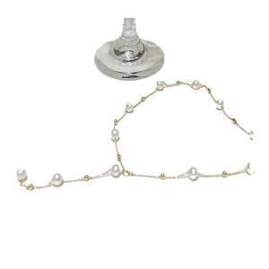 Collier de perles d'eau douce élégant Zhuji Pearl, plaqué or 14 carats, multifonctionnel, réglable, design ciel étoilé, tendance INS - Product Image 5