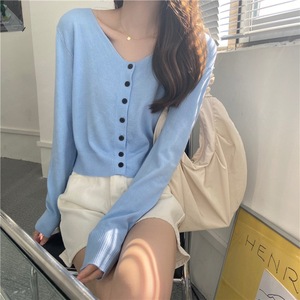 Suéter <span class=keywords><strong>cárdigan</strong></span> de <span class=keywords><strong>mujer</strong></span> <span class=keywords><strong>2022</strong></span> nuevo suéter de punto suelto para <span class=keywords><strong>mujer</strong></span> abrigo suelto estilo coreano Lazy Retro RS149 - Product Image 6