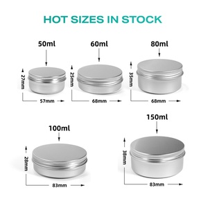 Envases Redondos de Aluminio con Acabado Mate de Alta Calidad para Crema Facial, Frascos Impresos Personalizados con Tapas de Rosca Seguras para Productos para el Cuidado de la Piel - Product Image 5
