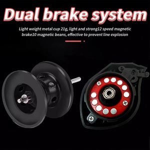 รอกตกปลาแบบหล่อพิเศษสำหรับมืออาชีพรอกสปินนิ่งใหม่ออกแบบมาสำหรับตกปลาในแม่น้ำอัตราส่วนเกียร์โลหะ - Product Image 4