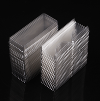 Plateaux à cils en gros, support transparent en plastique pour cils, compatible avec les boîtes d'emballage pour cils en vison, palettes pour cils