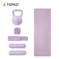 Ensemble Pilates et Yoga TOPKO de Haute Qualité, Léger et Durable, Kit de Fitness à Domicile Multi-Effets pour le Remodelage Corporel