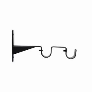 ANTIQUE LINE - Soporte de doble pared, color negro - Product Image 1