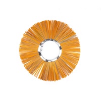 Nouveau 10 "x 32" Wafer Brush Poly Wire Mixed Replacement Segment Road Cleaning Bros Ring Wafer Sweeper Brushes