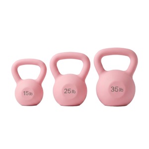 Kettlebell en fonte recouverte de silicone écologique, poids réglable, kettlebells portables antidérapants pour le corps entier - Product Image 6