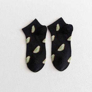 100% coton femmes été cheville chaussettes courtes mignon Floral <span class=keywords><strong>avocat</strong></span> imprimé respirant et anti-dérapant tricoté Techniques - Product Image 6