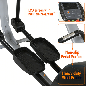 YLSY001TY9300 YLSY001TY9300 Appareil de fitness professionnel, elliptique statique manuel, résistance magnétique, écran LED réglable - Product Image 5