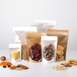 Bolsa de Papel Kraft con Base Redonda, Grado Alimenticio, PET/CPP, para Envasado de Alimentos para Bebés, Impresión por Grabado, Sellado Térmico - Product Image 6