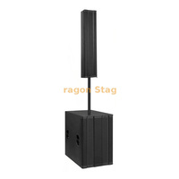 Altavoz Line Array Pasivo Dragonstage HL1650 de 6.5 Pulgadas, 190W de Potencia, 760W de Salida Máxima para Eventos en Vivo, Iglesias, Sonido Profesional