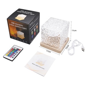 Aurora Northern <strong>Lights</strong> Ocean Wave <strong>Projector</strong> Night Gemly Water Ripple Cube <strong>Light</strong> Gradual Rotating Flame Wave Effect Colorful Lamp - Product Image 6