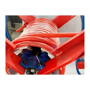 Fabricant de plastique PVC UPVC/CPVC/HDPE/PE Machine d'extrudeuse de tuyau tressé renforcé de fibre d'eau pour la lutte contre l'incendie