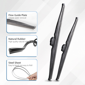 Balais d'essuie-glace haute performance pour l'hiver, multi-adaptables, avec adaptateur 20-en-1, compatibilité 98% des voitures, installation sans outil, pour neige - Product Image 2