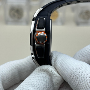 นาฬิกาหรูสำหรับผู้ชาย รุ่น 65-01 สไตล์ McLaren W1 ตัวเรือนคาร์บอน TPT ระบบจับเวลาแบบ Split Seconds นาฬิกาข้อมือระบบอัตโนมัติ - Product Image 4