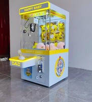 Vente en gros d'usine, petits jouets en plastique, mini peluches, grue à griffes, cadeau personnalisable pour machine de jeu d'arcade, enfants