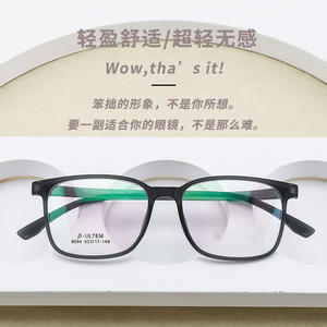 Monturas de Gafas Rectangulares Retro TR90 Ligeras de Marco Completo Unisex de Doble Propósito para Corrección de Visión 8094 - Product Image 5