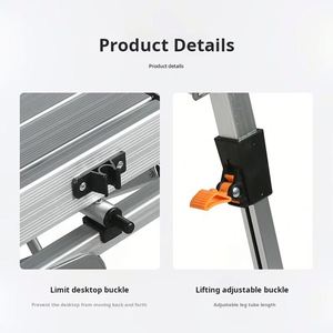 Portable <b>Garden</b> Barbecue Picnic <b>Foldable</b> Camping Aluminum Folding Outdoor Lift <b>Table</b> - Product Image 4