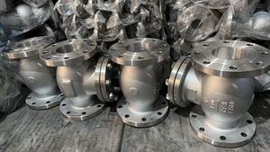 Tiêu chuẩn chất lượng cao thép không gỉ nâng mặt bích API Duckbill lật dòng chảy 10inch kiểm tra van - Product Image 3