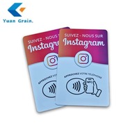 Tarjeta NFC Mini RFID de PVC Personalizable al por Mayor con Chip de Código QR para Tarjetas de Visita, Uso en Hoteles, Pagos y Redes Sociales