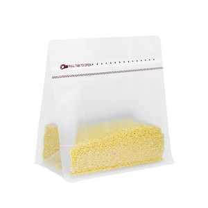 Universal coffee <b>bean</b> octagonal sealed packaging <b>bag</b>, sealed self-supporting <b>bag</b>, aluminum foil side zipper coffee <b>bag</b> - Product Image 1