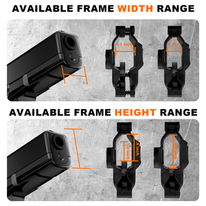 Étui universel pour plus de 400 modèles, étui tactique en nylon compatible avec G17 G19 G43 XD 1911 P320 <span class=keywords><strong>CZ75</strong></span> P226 92FS PX4, prise en charge du logo personnalisé - Product Image 2