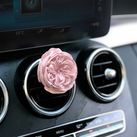 Ornamen parfum penyegar udara Mode bentuk bunga Diffuser klip bentuk bunga dekorasi Interior Aksesori Mobil