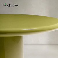 Ensemble de meubles d'extérieur modernes en gros, table d'appoint en ciment couleur personnalisée pour canapé d'extérieur, table basse pour hôtel et bord de piscine